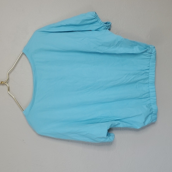 Anthropologie Maeve Cady Puffed Sleeve Top Size XS - Picture 3 of 7